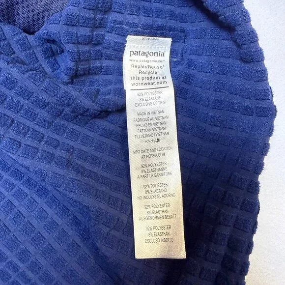 Patagonia Men’s R1 TechFace Jacket XL Classic Navy EUC